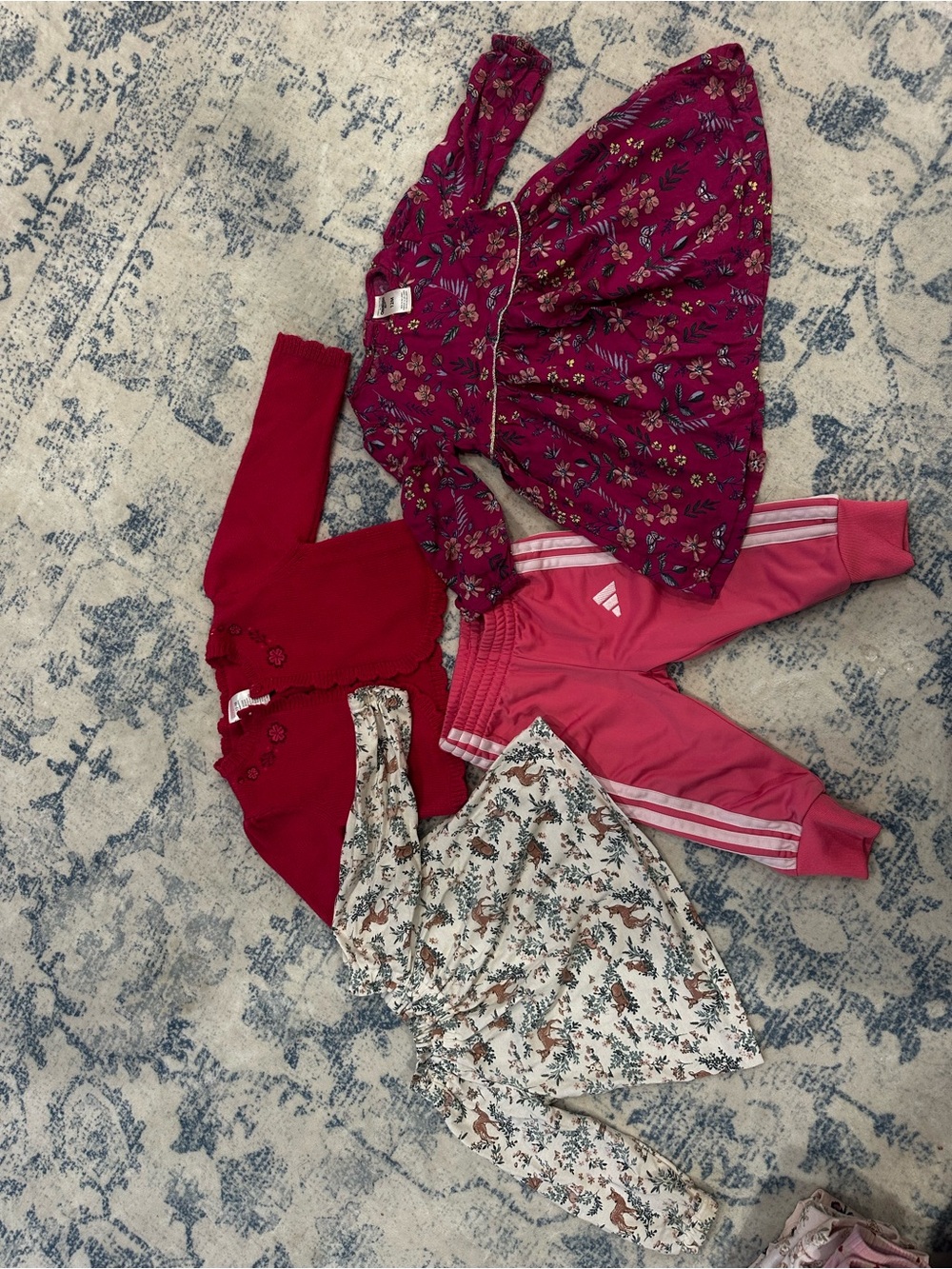 4 piece size 12months, brands: Adidas, Gymboree, OshKosh Bgosh, Rachel Zoe
